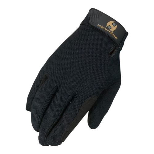 OUTLET: Heritage Summer Trainer Gloves - 6 - Black
