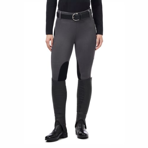 Kerrits Women's Sit Tight Wind Pro Knee Patch Tights - Carbon