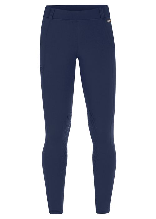 Kerrits Kids' Power Stretch Knee Patch Pocket Tights - Nightfall