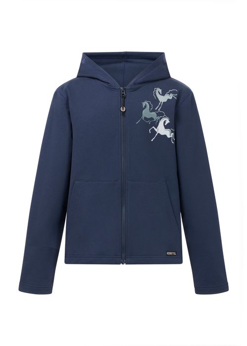 Kerrits Kids' Zip And Whinny Hoodie - Nightfall
