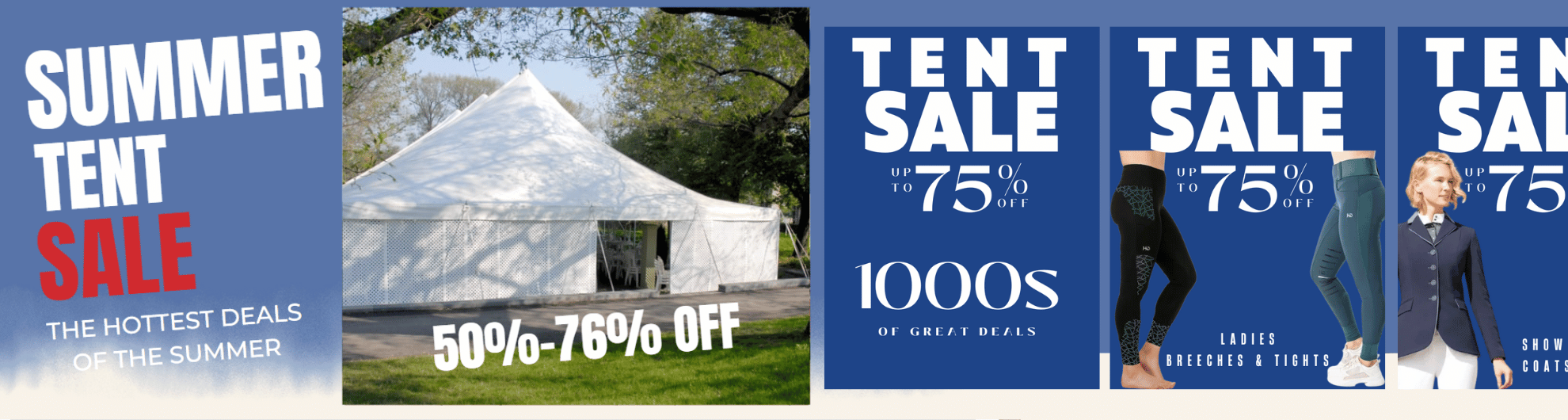 Summer Tent Sale